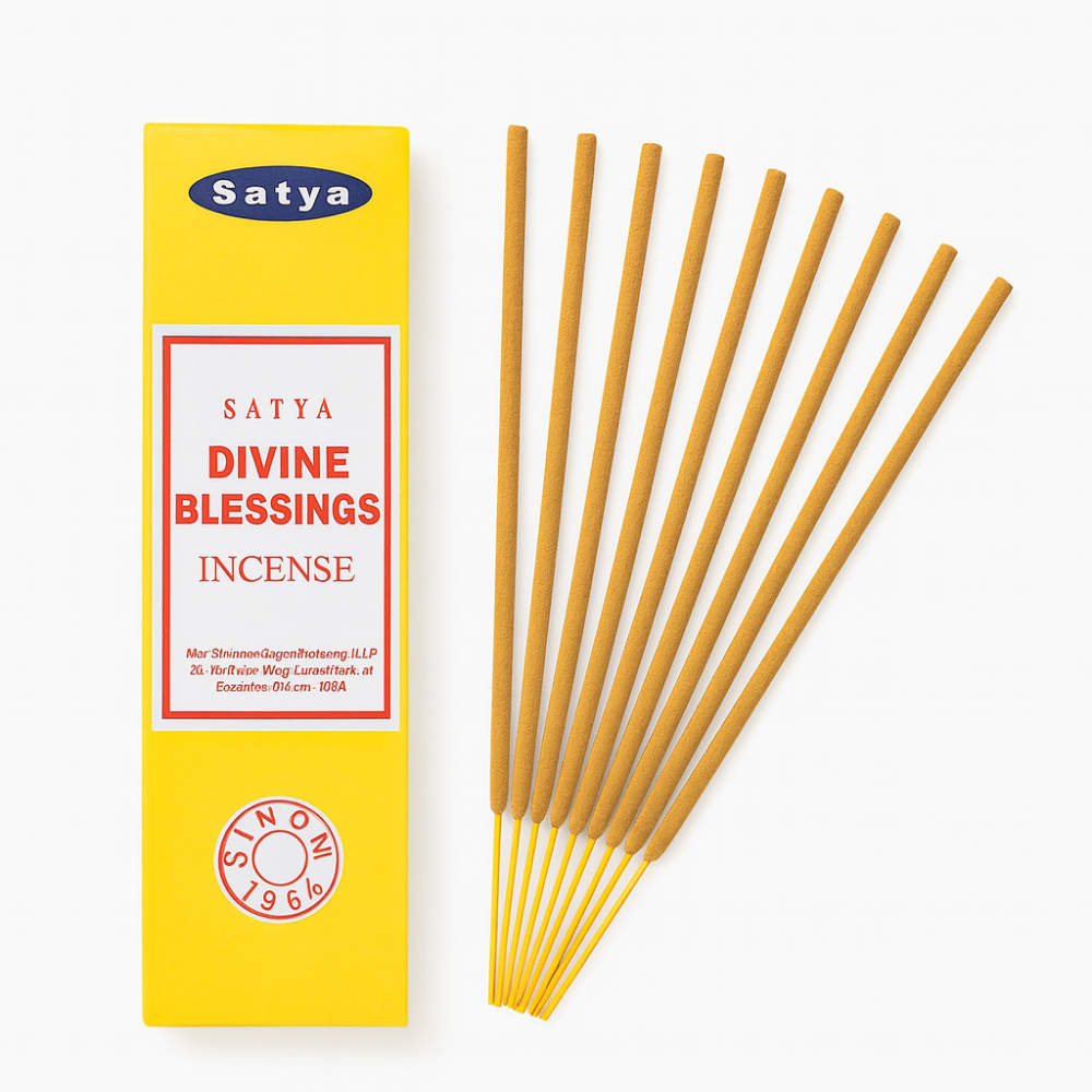 Betisoare parfumate Satya Divine Blessing – aroma sacra pentru meditatie si relaxare [1]