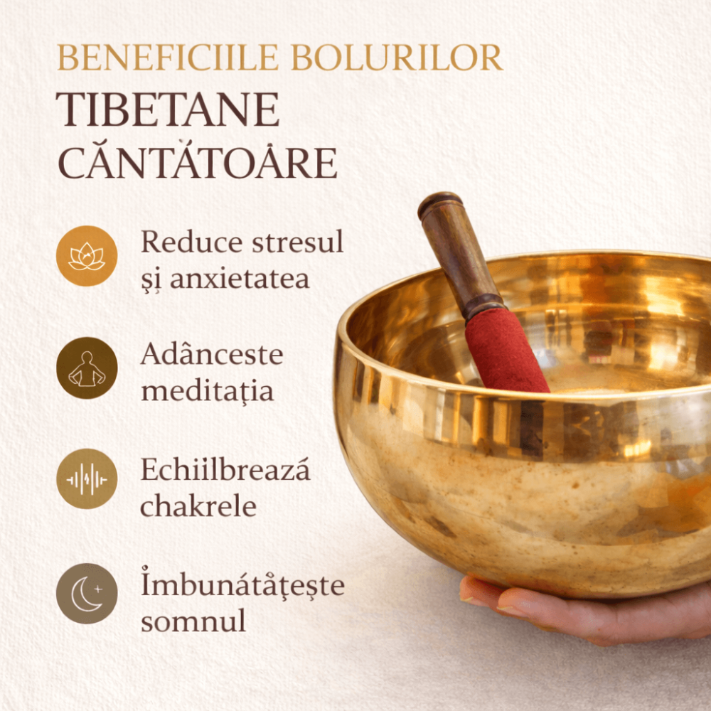 Bol Tibetan Mic din Cupru si Cositor – Instrument de Armonizare, Calm si Echilibru Interior [3]