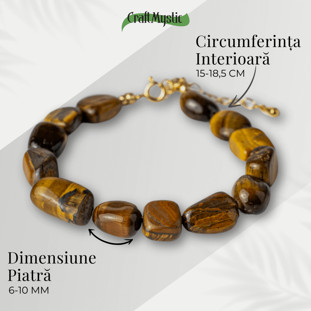 Bijuterie de Echilibru – Bratara cu Cristale Ochi de Tigru [4]