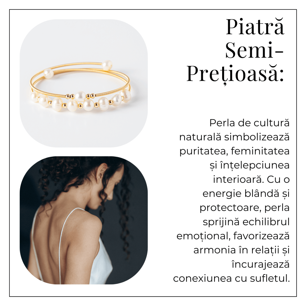 leganta si Rafinamant – Bratara din Perle de cultura Naturale [6]