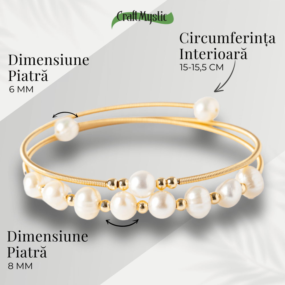 leganta si Rafinamant – Bratara din Perle de cultura Naturale [5]