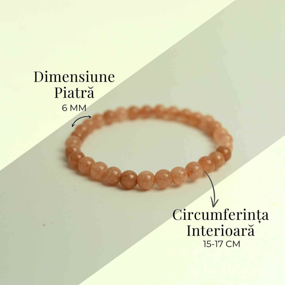 Bratara elastica cu piatra soarelui 6mm – Energie si optimism [3]