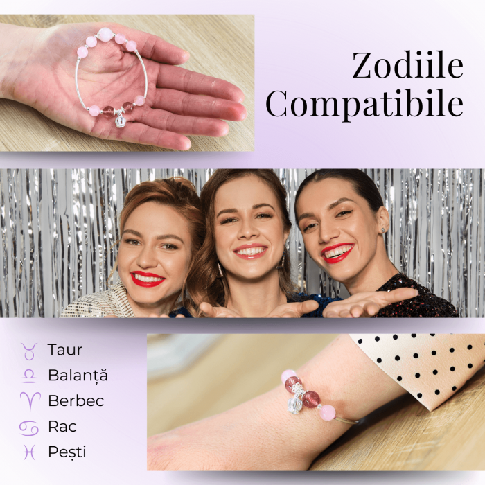 Bratara elastica cu margele 6mm din pietre naturale Carneol pentru barbati si femei - [6]