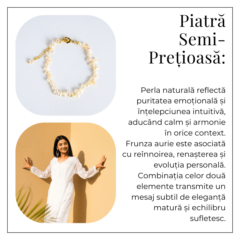 Bratara boho chic cu perle baroce – Feminitate si rafinament [6]