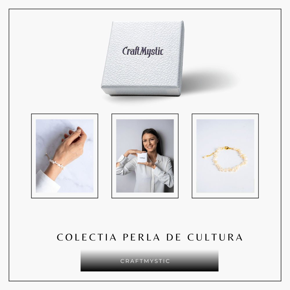 Bratara boho chic cu perle baroce – Feminitate si rafinament [8]