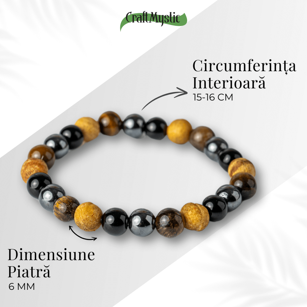 Alchimia Protectiei – Bratara cu Cristale Radacina si Palo Santo Purificator [4]