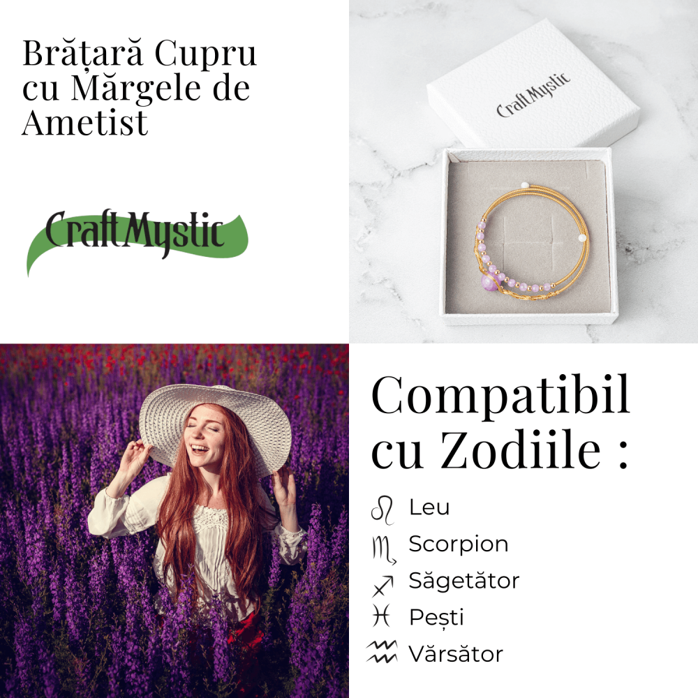 Echilibru si Liniste – Bratara din Ametist Natural [5]