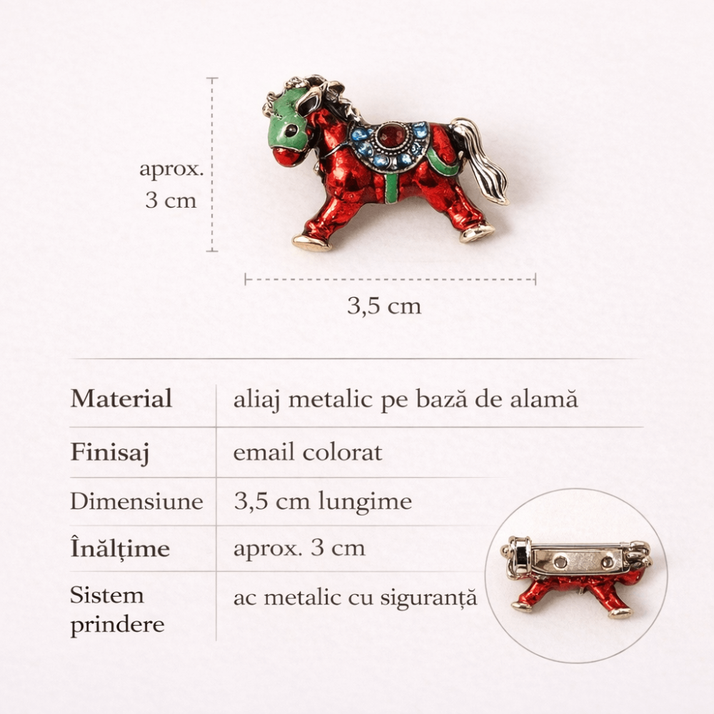 Brosa Cal de Foc – simbol al energiei si determinarii [4]