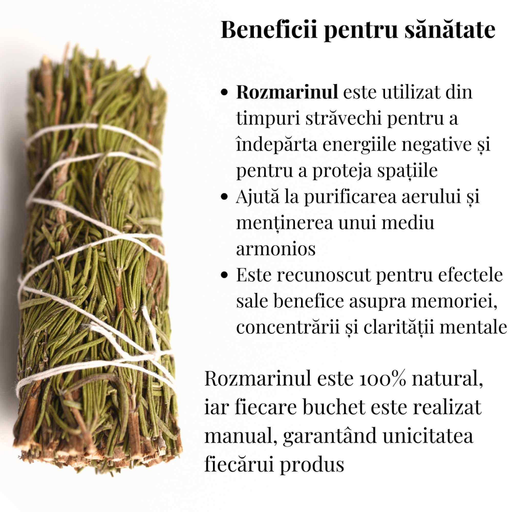 Buchet Rozmarin - Claritate Mentala si Protectie Energetica [3]