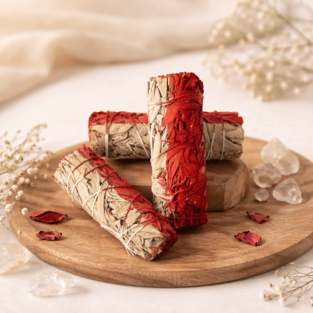 Salvie Alba cu Sangele Dragonului – Buchet Ritualic pentru Purificare si Protectie [5]