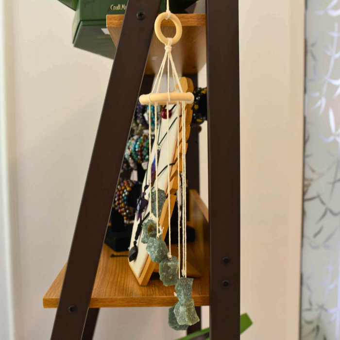 Clopotel de Vant cu Pietre Semipretioase de Aventurin Verde - Prosperitate, Armonie si Frumusete in Decorul Tau [3]