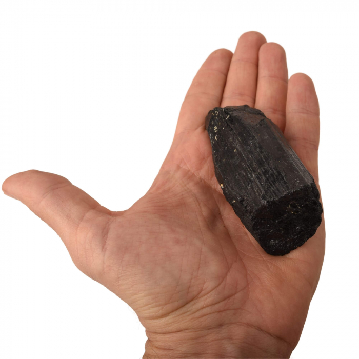 Cristal natural unicat de vindecare Turmalina neagra pietre brute 8-9 cm  - Pentru energie pozitiva, protectie [4]