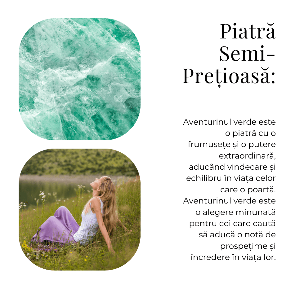 Colier Ajustabil Handmade cu Cristal de Aventurin Verde in Broscuta Impletita [8]