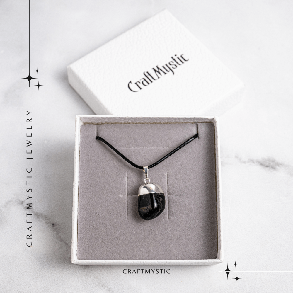 Colier cu Piatra Rulata de Onix Natural – Protectie si Forta [6]