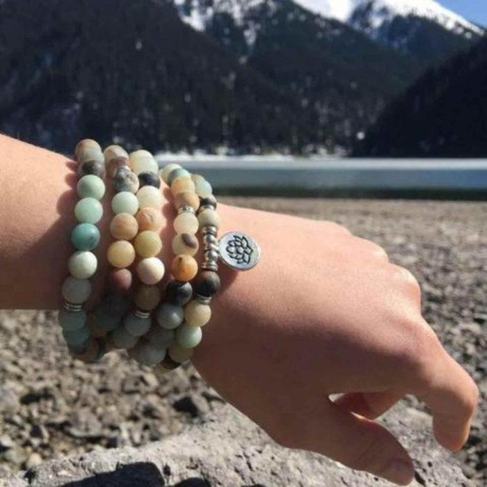 Colier - Bratara Mala cu 108 Margele 8mm din Pietre Naturale Tianhe Claritate Mentala, Protectie energii negative [6]