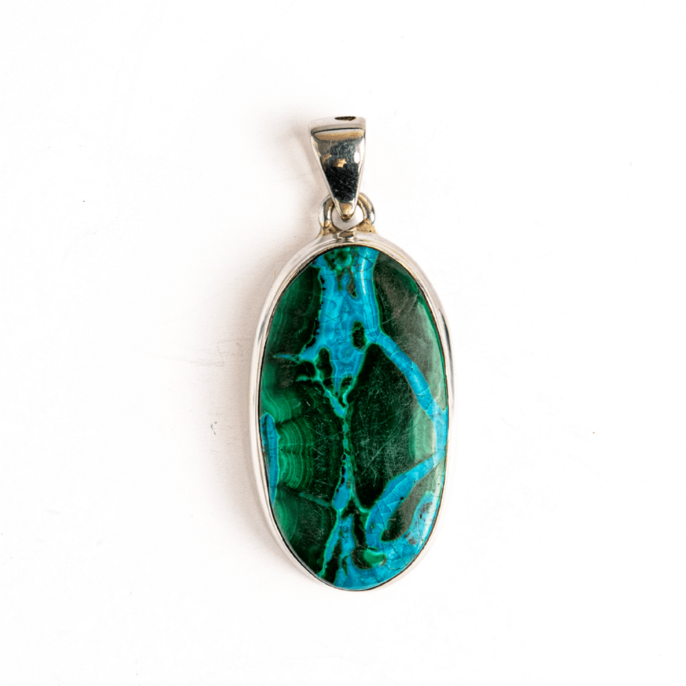 Colier Malachit si Crisocola – Protectie si Echilibru pe Argint 925 [9]