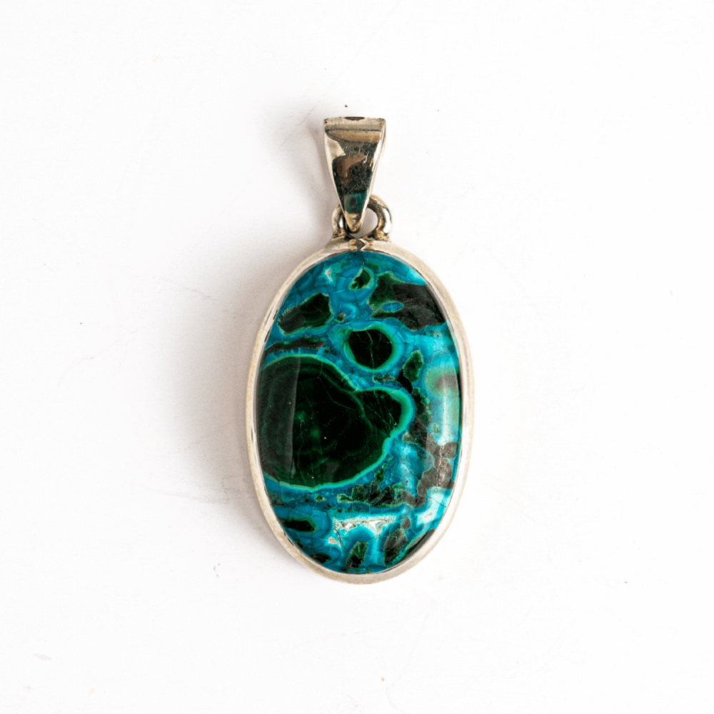 Colier Malachit si Crisocola – Protectie si Echilibru pe Argint 925 [8]