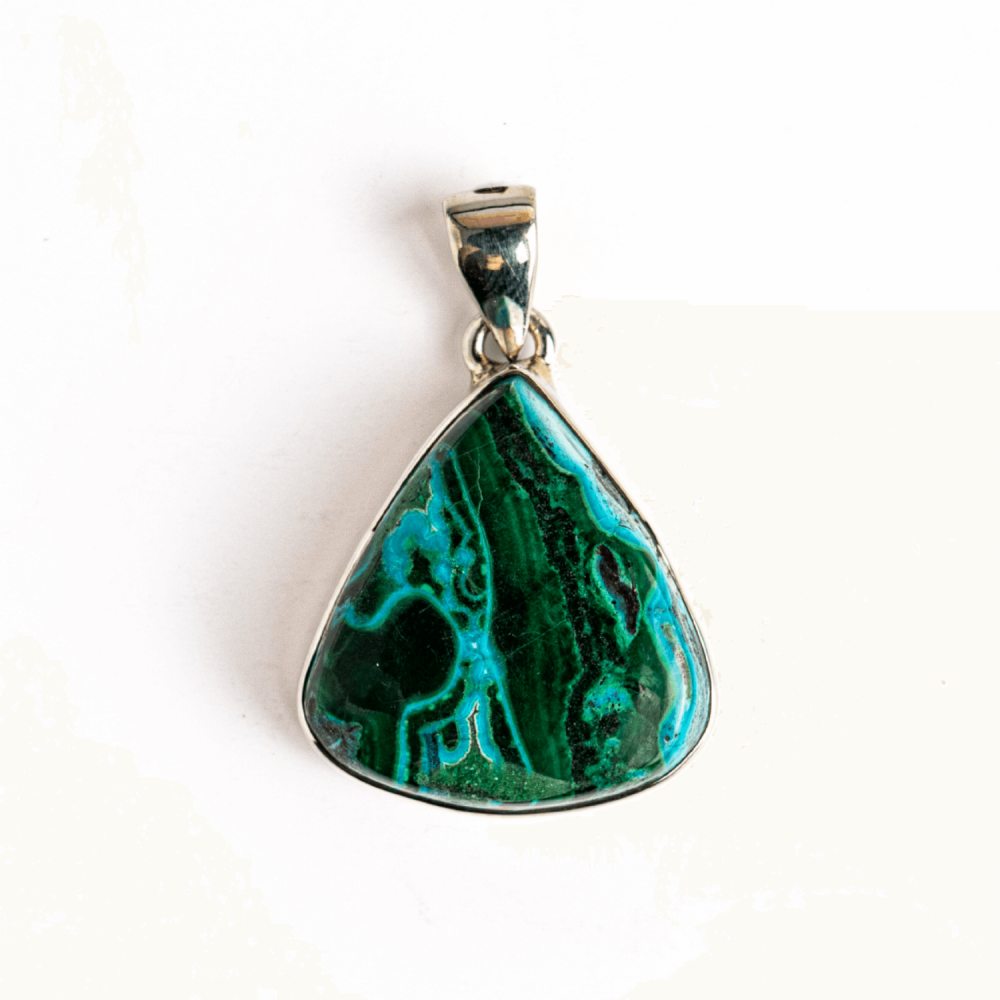 Colier Malachit si Crisocola – Protectie si Echilibru pe Argint 925 [9]