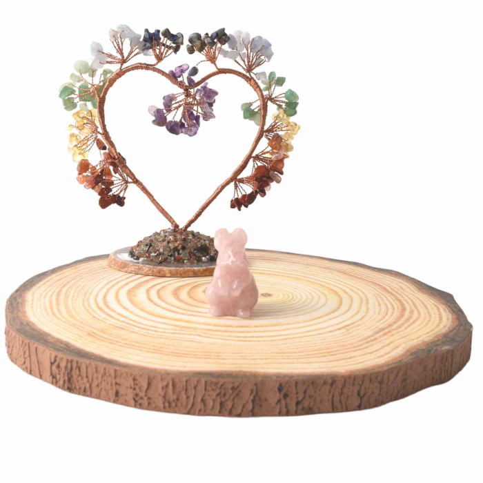 Figurina 4 cm cu forma de iepure sculptata manual din aventurina verde naturala - Cristale si pietre vindecatoare semipretioase cu animale [4]