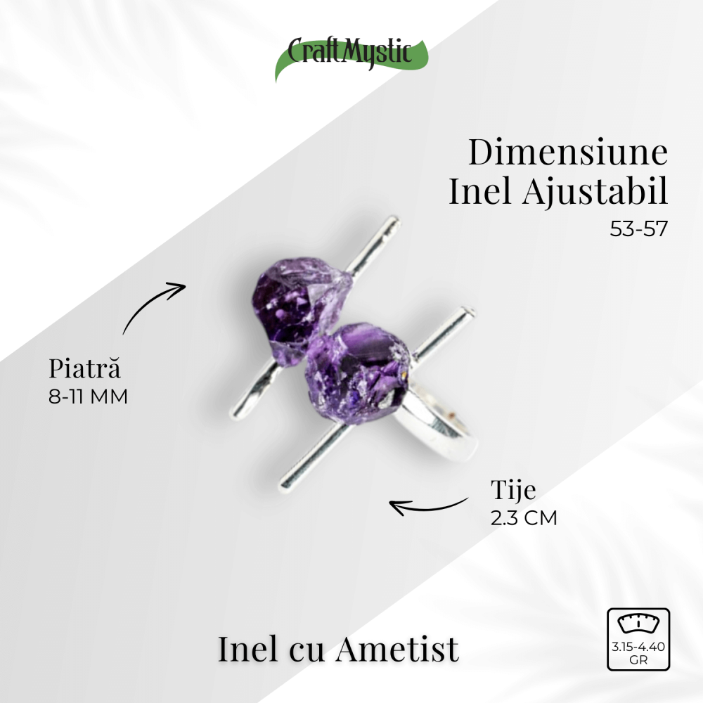 Accesoriu cu sens – Inel cu ametist pentru focus si pace [4]