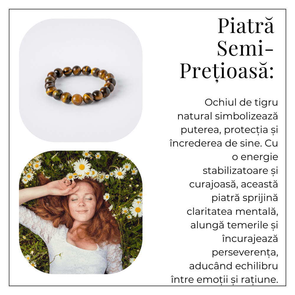 Putere si Protectie – Bratara din Ochi de Tigru Natural 10mm [6]
