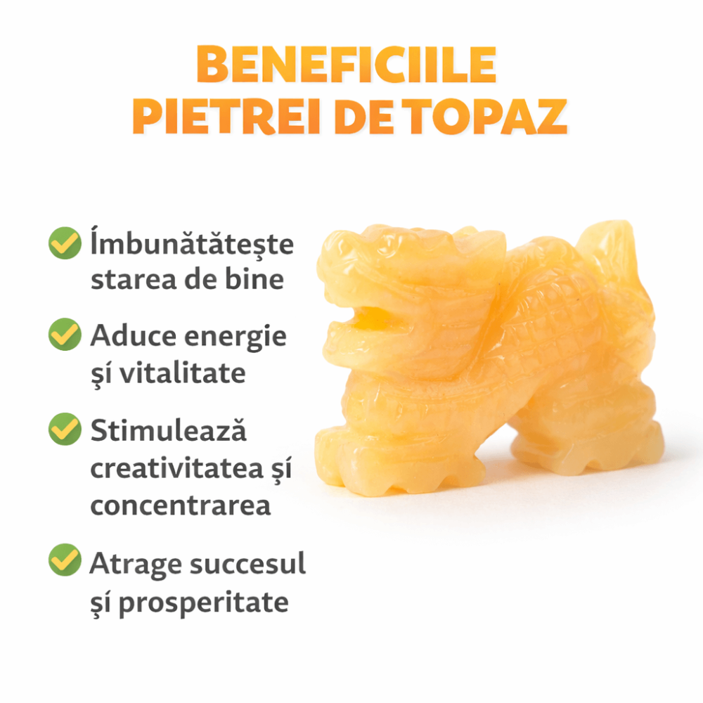 Dragon din Topaz Galben – Forta Interioara, Prosperitate si Claritate Mentala [3]