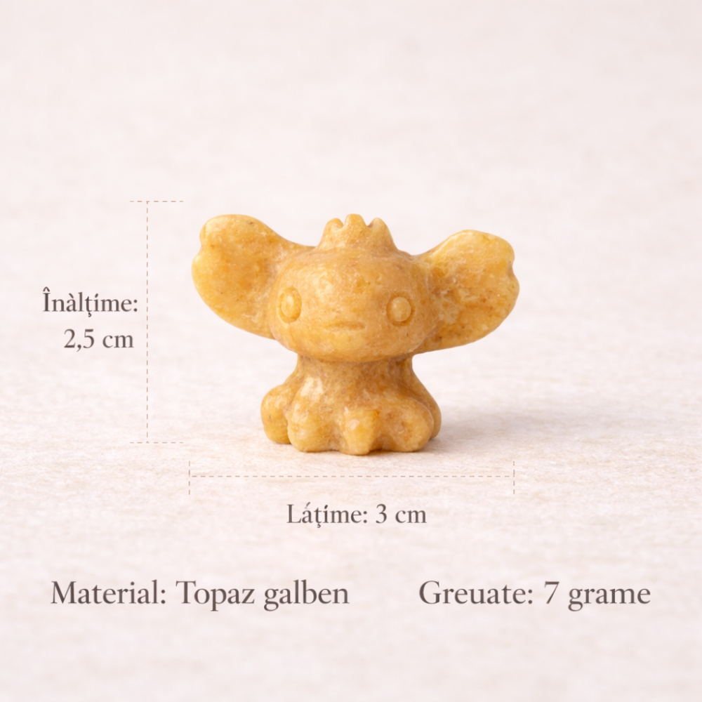 Figurina din Topaz Galben – Bucurie Calda si Incredere Linistita [4]