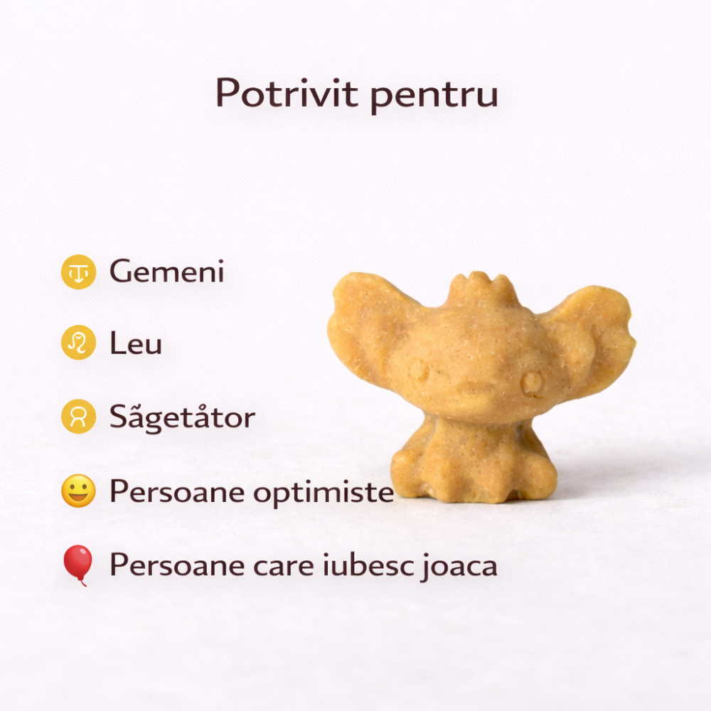 Figurina din Topaz Galben – Bucurie Calda si Incredere Linistita [5]