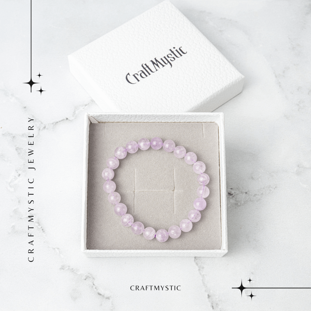 Calm si Armonie – Bratara din Ametist Lavanda Natural 8mm [7]