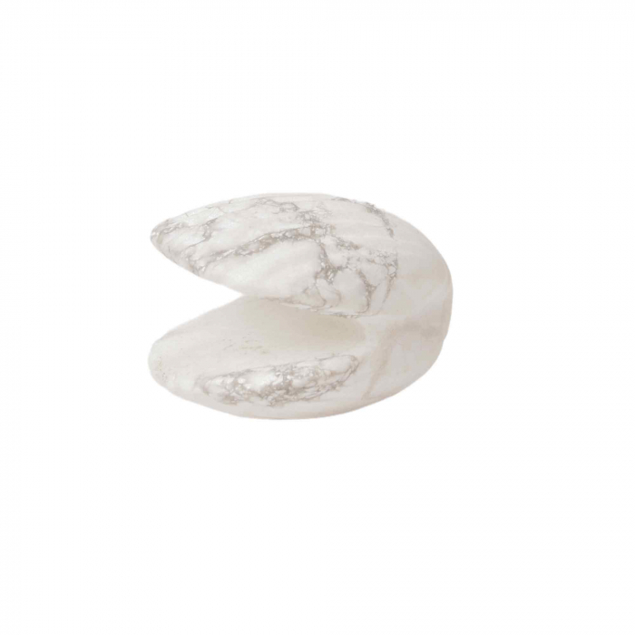 Figurina 4 cm din cristal natural in forma de scoica, ornamente pentru acvariu, marturie tip cadou de nunta, proiecte DIY [2]