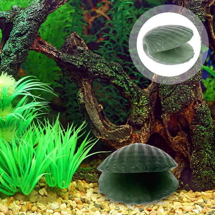 Figurina 4 cm din cristal natural in forma de scoica, ornamente pentru acvariu, marturie tip cadou de nunta, proiecte DIY [5]