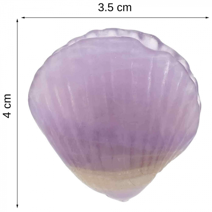 Figurina 4 cm din cristal natural in forma de scoica, ornamente pentru acvariu, marturie tip cadou de nunta, proiecte DIY [3]