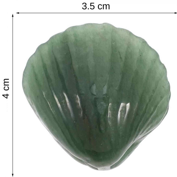 Figurina 4 cm din cristal natural in forma de scoica, ornamente pentru acvariu, marturie tip cadou de nunta, proiecte DIY [2]