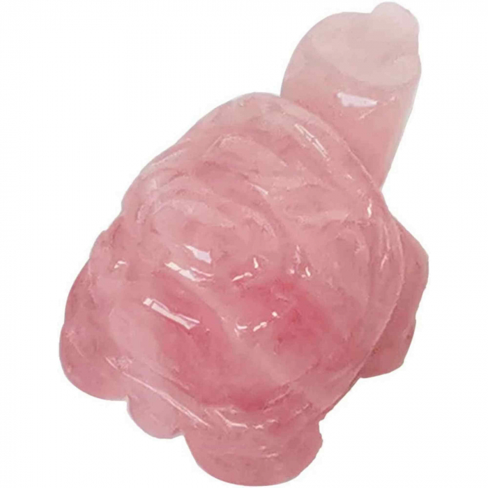 Figurina broasca testoasa 4 cm de cristal semipretios -  Sculptura din piatra vindecatoare reiki de buzunar pentru decor, colectie [4]