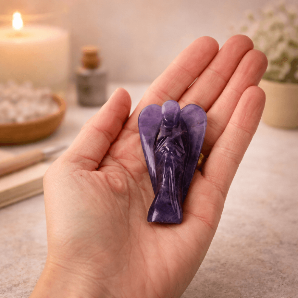 Inger din Ametist – Protectie Divina, Liniste Interioara si Claritate Spirituala [2]