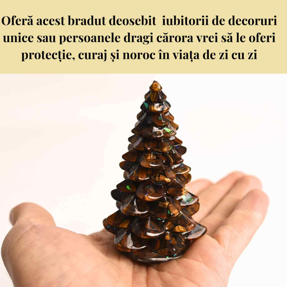 Figurina Bradut cu Ochi de Tigru – Protectie si Incredere [2]