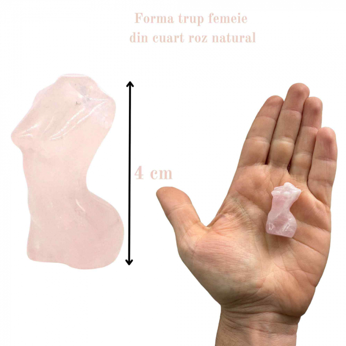 Forma bust femeie din cristal natural Ametist 4 cm sculptat manual [2]