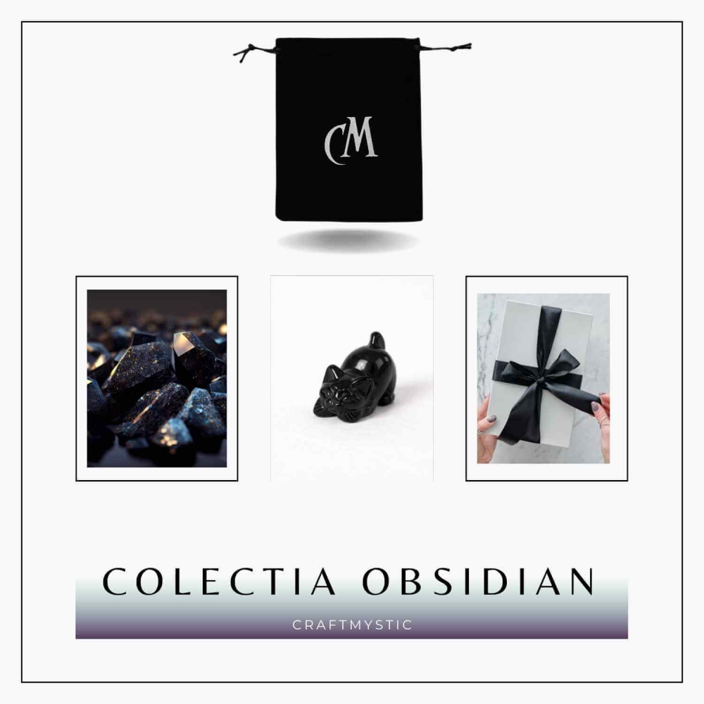 Pisicuta Alintata din Obsidian Negru – Talisman de Protectie si Intuitie [8]