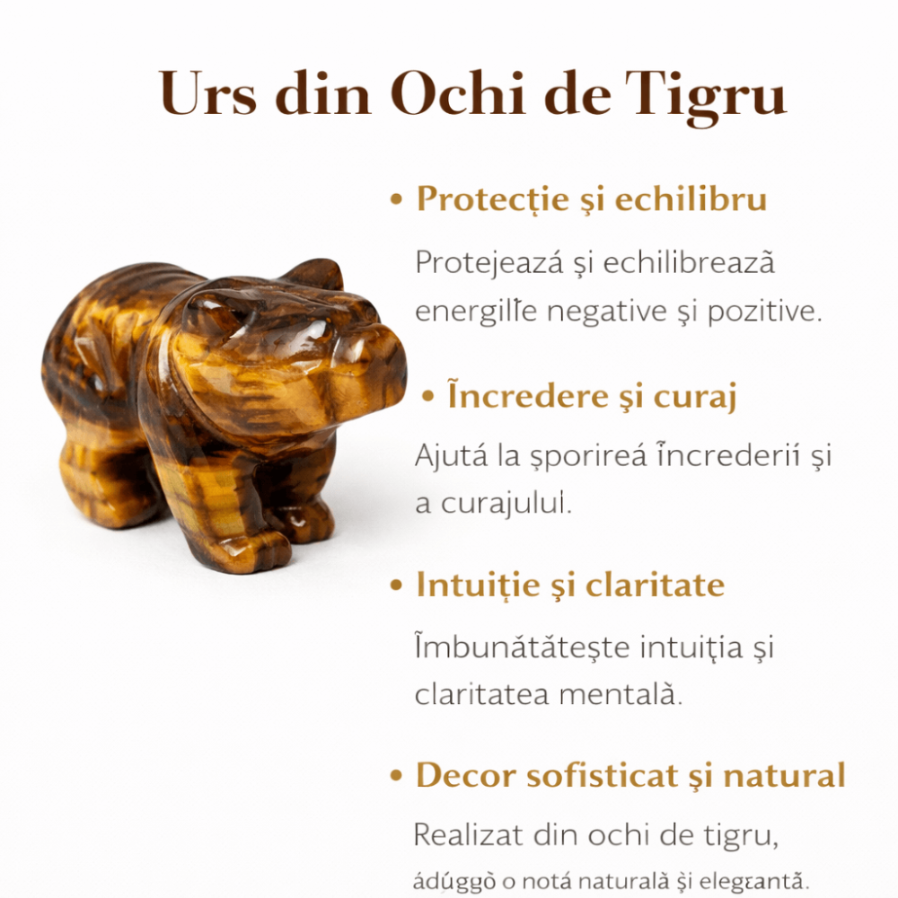 Urs Protector din Ochi de Tigru – Forta Interioara si Stabilitate Energetica [4]