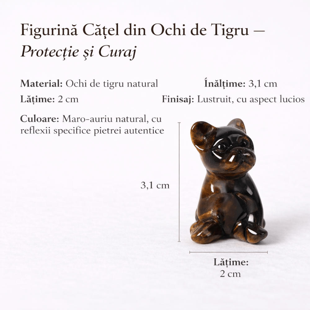 Catel protector din Ochi de Tigru – Curaj, Loialitate si Energie de Protectie [3]