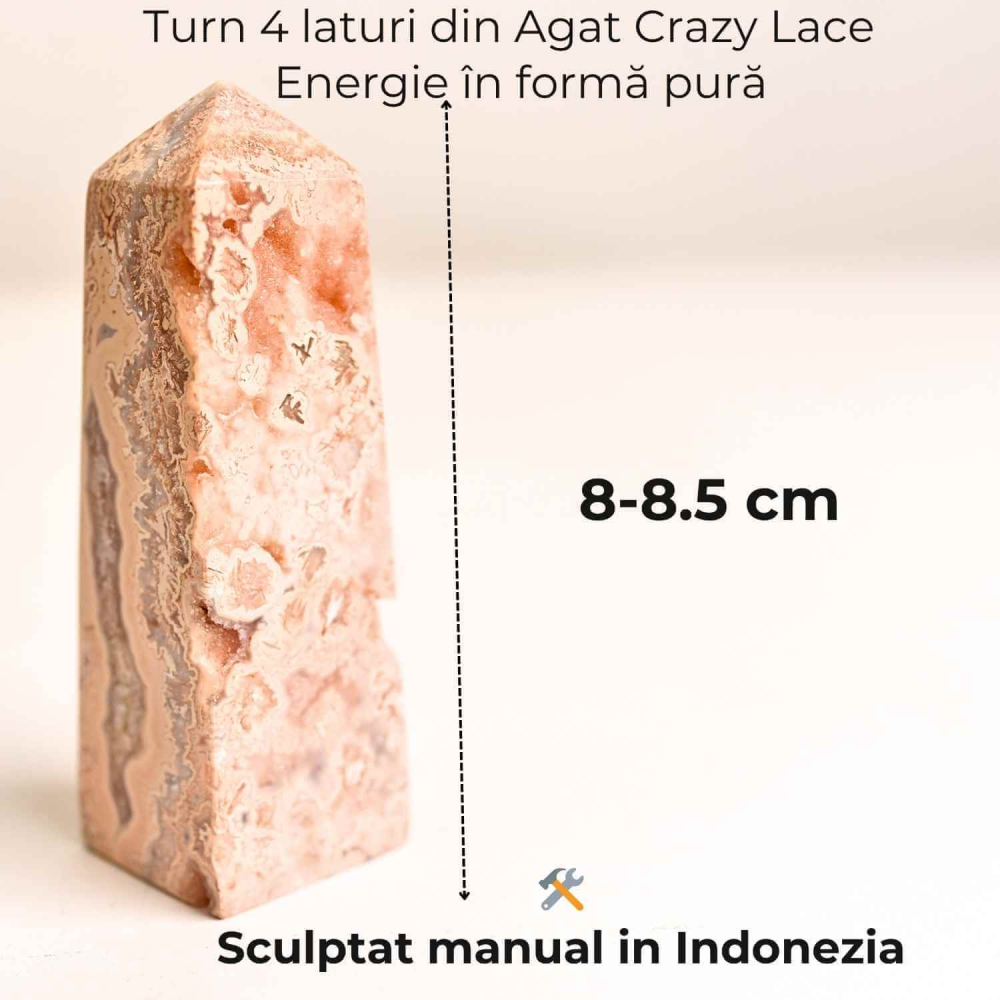 Turn din Agat Crazy Lace – Energie in forma pura [2]