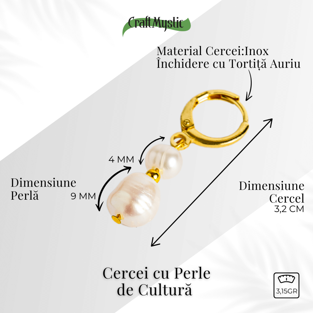 Cercei cu perle de cultura – Bijuterie rafinata si echilibrata pentru femei elegante [3]