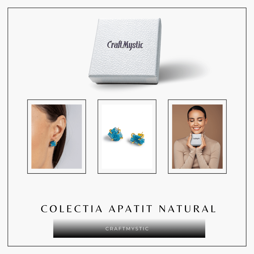 Cercei de Claritate si Inspiratie – Apatit Natural si Finisaj Auriu [7]
