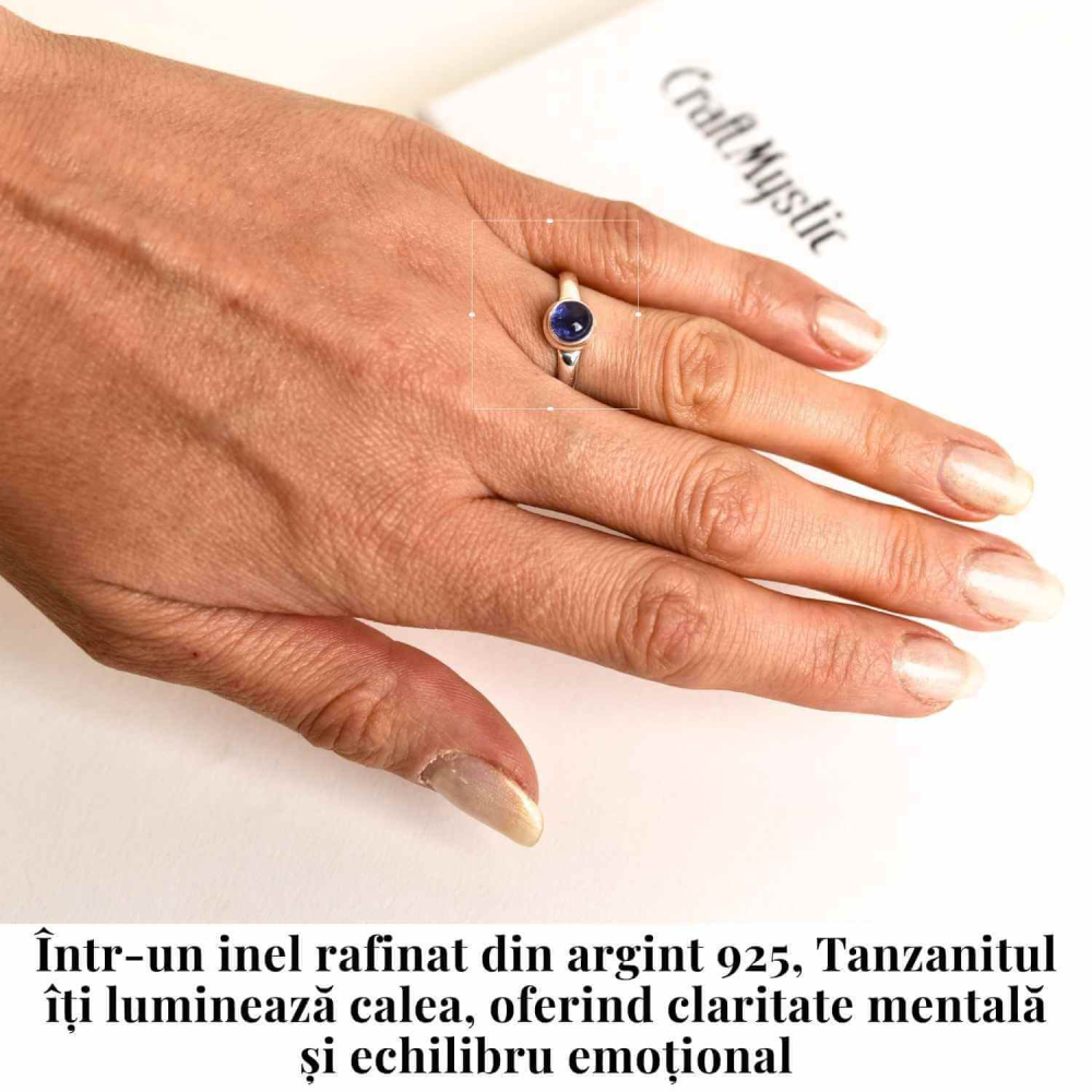 Inel Argint 925 cu Tanzanit Lacrima – Vindecare si Claritate Interioara [6]
