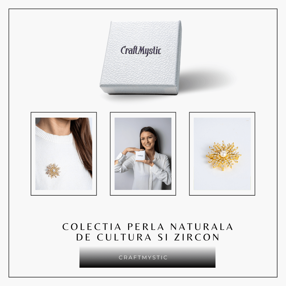 Brosa perla naturala – Un fulg stralucitor pentru momente speciale [8]