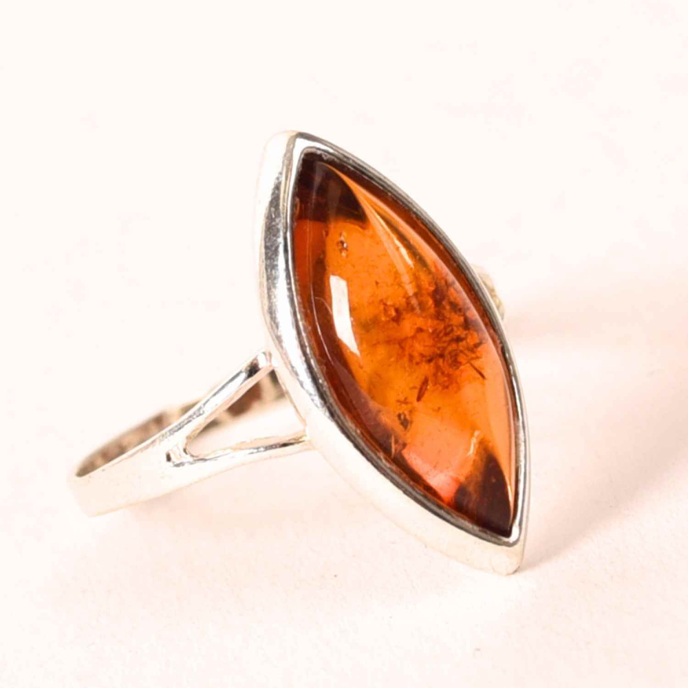 Inel cu Chihlimbar Natural in Montura de Argint 925 – Calmitate si Lumina [6]