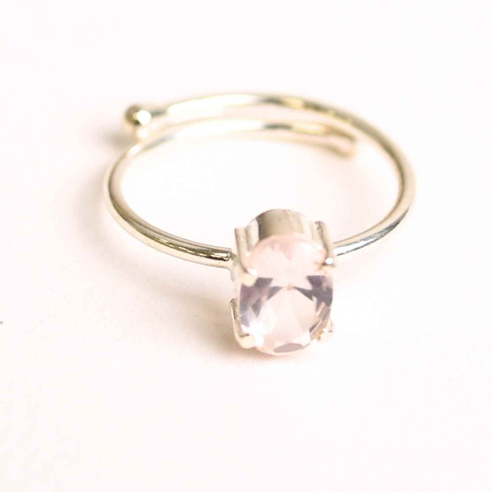 Inel din Argint 925 cu Cuart Roz – Iubire Interioara si Armonie Emotionala [6]