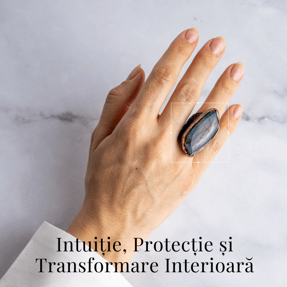 Talismanul Intuitiei – Inel Vintage cu Labradorit, Piatra Transformarii Interioare [2]