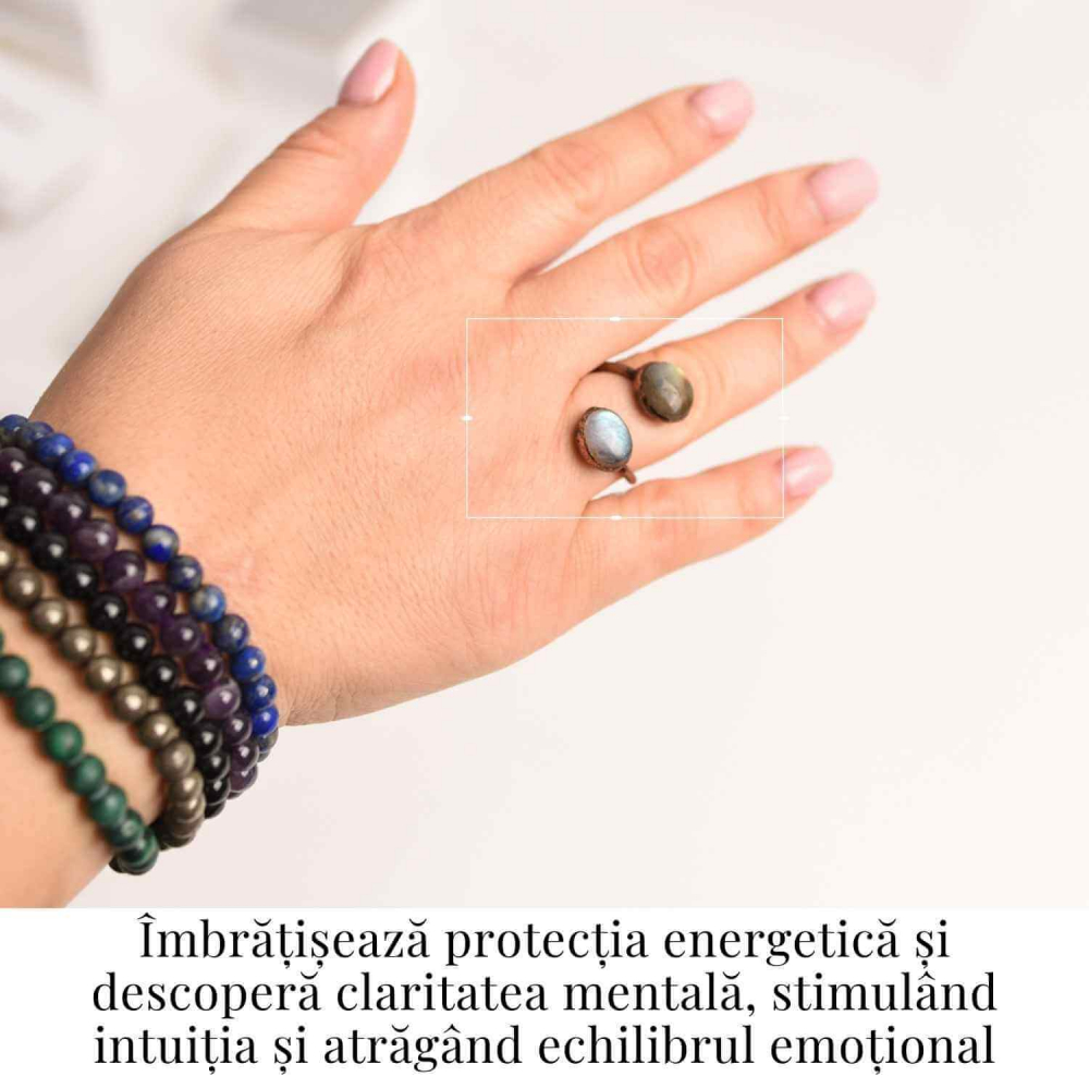 Inel reglabil cu dublu Labradorit – Protectie si echilibru energetic [2]