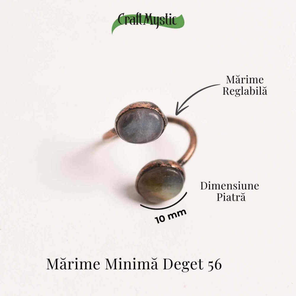 Inel reglabil cu dublu Labradorit – Protectie si echilibru energetic [4]